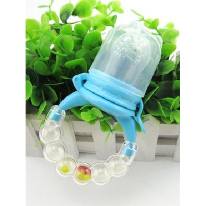 BABY FRUIT AND VEGETABLE FEEDING PACIFIER WITH RATTLE - FRUIT FEEDER - FRUIT SOOTHER