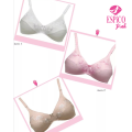 Espicopink Cotton Love 3 Bra Pack OF 3 Padded Soft Bras - Bra for Girls. 