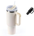 40 oz Insulated Tumbler Thermos Flask with Straw & Lid – Stainless Steel Double-Walled Thermal Mug for Hot & Cold Beverages, Ideal for Travel, Gym, and Outdoor Use. 