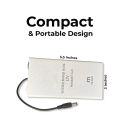 12V High-Power Router Power Bank 20000mAh | 6 Cell Backup Battery | Compatible with Wi-Fi Routers & ONTs - High Capacity Backup - 20,000 AMH | WiFi Router UPS Power Bank 12Volts 8 to 10 Hours Backup. 
