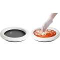 12 Inch Plastic Pizza Pan Ring for Saucing and Stuffing. 