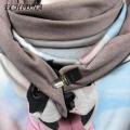ECHIDNA Warm Scarves Thickness Fine Stitching Exquisite Cute Cats Pattern Winter Triangle Scarf. 