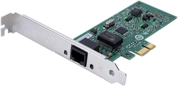 Intel PCIE 1x 10/100/1000Mbs Gigabit LAN Adapter (Intel 82574L chipset) Lan Card PCI-EX 1X For Tower Casing Computers ( Branded Used ), Gigabit Ethernet NIC with Intel 82574L Controller, 1Gb PCI-E Network Card ( Branded Used )