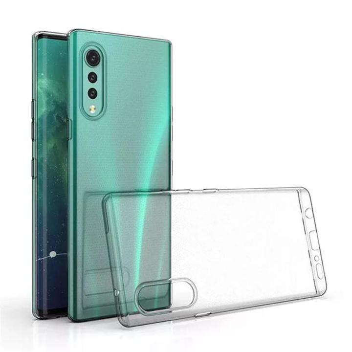 LG Velvet  Back Cover Transparent Soft Clear Silicon Crystal Ultra Thin Protective Case
