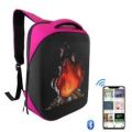 LED Animation Light-Up Bag pack, LED Backpack, Animation LED Bag –Works with Power/Battery Bank, Customisable, Eye-Catching Display Bag with Programmable LED Animations | Perfect for Fashion, Promotions & Events. Without Power/Battery Bank, just bag.. 