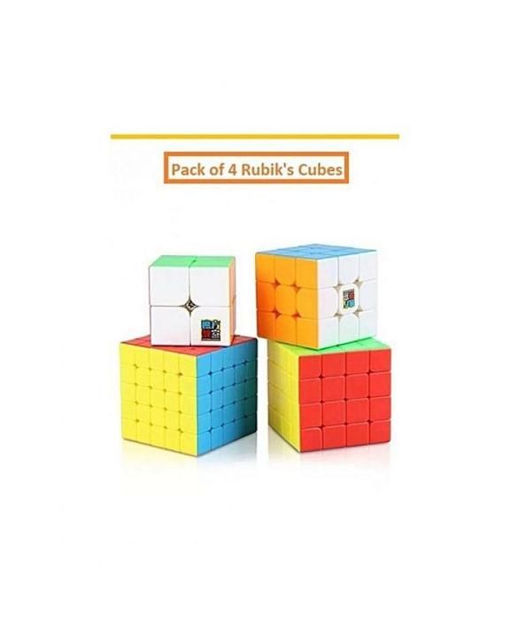 Rubik Cube 2X2,3X3 ,4X4,5X5 – Multicolor Pack Of 4