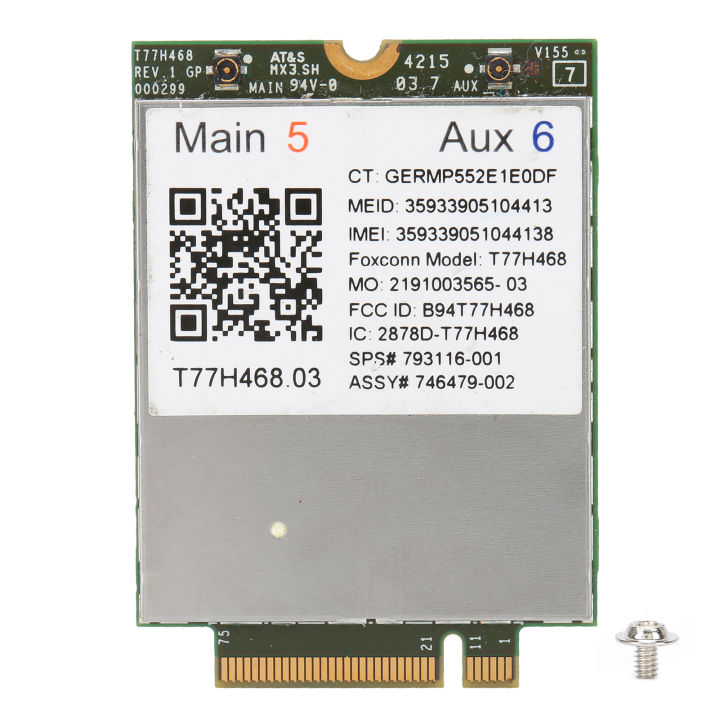 Wireless Network Card for HP LT4211 4G Module LTE WWAN Board 793116-001 T77H468 M.2
