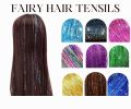 Long fairy hair tensils for unique hair styling--Suitable for various hair types. 