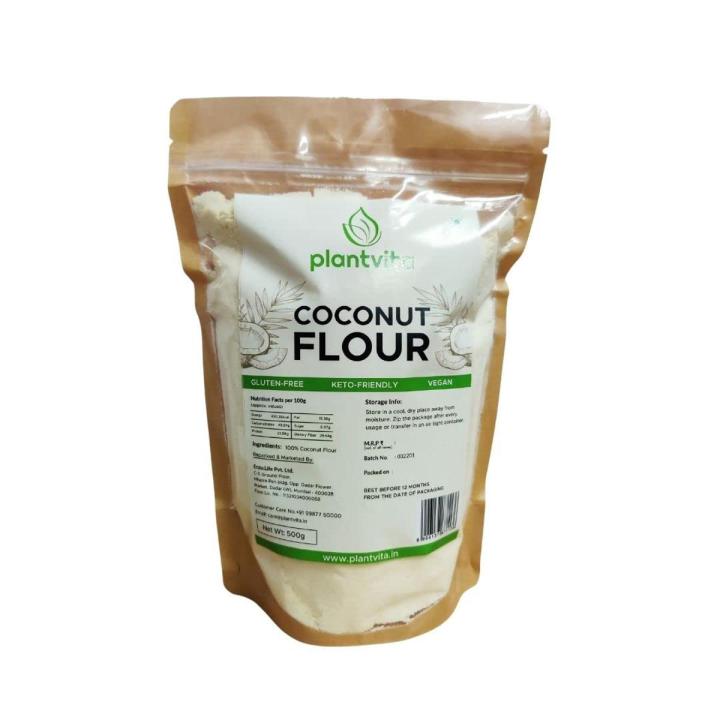Coconut Flour 500g (100% Natural, Gluten-Free, Keto-Friendly) with High Fiber