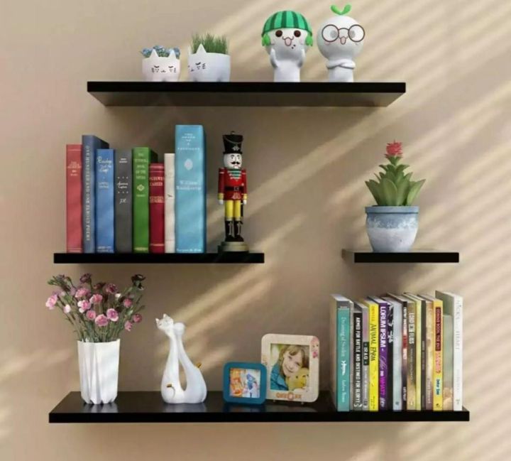 Wall Mounted shelves Floating Shelves Book Shelf Storage shelves Wall shelves set of 4