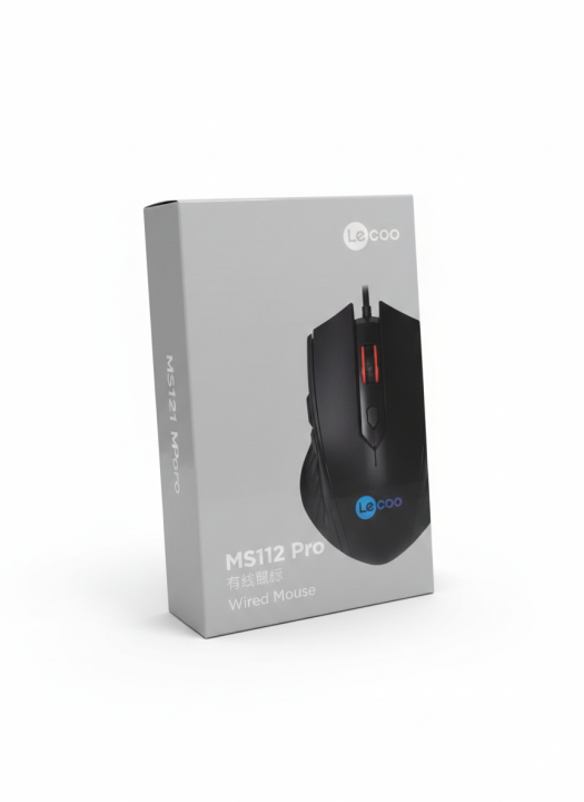 Lecoo MS112 Pro Wired Gaming Mouse | RGB Lighting & High Precision ...