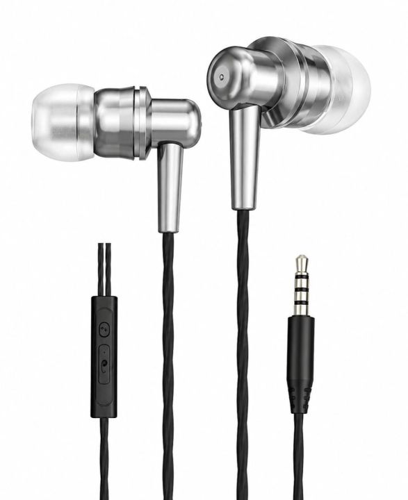 Original Epic Metal Handfree High Quality 3.5mm Premium Handsfree Earphones with High Bass and Crystal Clear Sound Gaming and Music MFI Certified  Perfect for Gaming, Calls, and Music Compact, Cute Design with Pure Sound