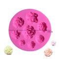 Fly Leaf Flower Series Silicone Mould DIY Rose Chocolate Candy Mold Cake Decoration Resin Fondant Molds Baking Tool. 