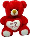 Teddy Bear Just For You heart Teddy Bear Huggable And Loveable For Someone Special - 2 Feet (Red). 