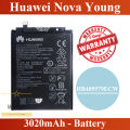 Huawei Nova Young Battery HB405979ECW Replacement Premium Quality 3020mAh For Huawei Nova Young. 