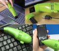 USB Vacuum Cleaner Brush Dust Cleaning Kit for Computer Keyboard PC, Laptops, Gaming (Green Colour). 