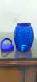 Stylish 5 Liter Capacity Water Cooler Water Dispenser Juice Dispenser for Perfect for family Iftari Needs Durable Plastic Material Water Dispenser Cooler Perfect For Iftari in Ramadan - Blue. 