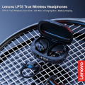 New Lenovo LP75 BT5.3 Wireless Headphones with Mic Ear-hook Sports Headset Sweatproof Earphone In-ear Earbuds Charging Box Battery Display. 