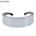 Future Wrap Around Rimless Sunglasses Women Men Weird Siamese Halloween Party Year 2000s Kilo Hacker Y2K Technology Sun Glasses. 