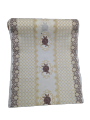 Classic Table runner sheet - Vinyl Plastic Lace Center Table sheet - 20 x 36 inches. 