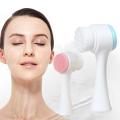 3D Double Sides Multifunctional Silicone Face Cleanser Facial Cleansing Brush Portable Face Cleaning Massage Tool Facial Brush. 
