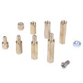 120x M3 Male-Female Hex Brass Standoff Bolt Screw Nut Motherboard Kit. 
