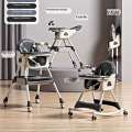 5 in 1 Baby Boy Girl Recline Foldable Dining  Rocking High Chair With Rattles Imported. 