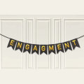Engagement Hanging Banner | For | Engagement Party Decor & Celebration |. 
