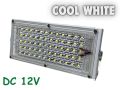 12V DC LED Flood Light - Waterproof, Designed for Solar and Battery, Ideal for Outdoor Lighting. 