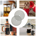 2X French Press Replacement Filter Screen Reusable Stainless Steel Mesh Filter for Bodum French Press Coffee Makers. 