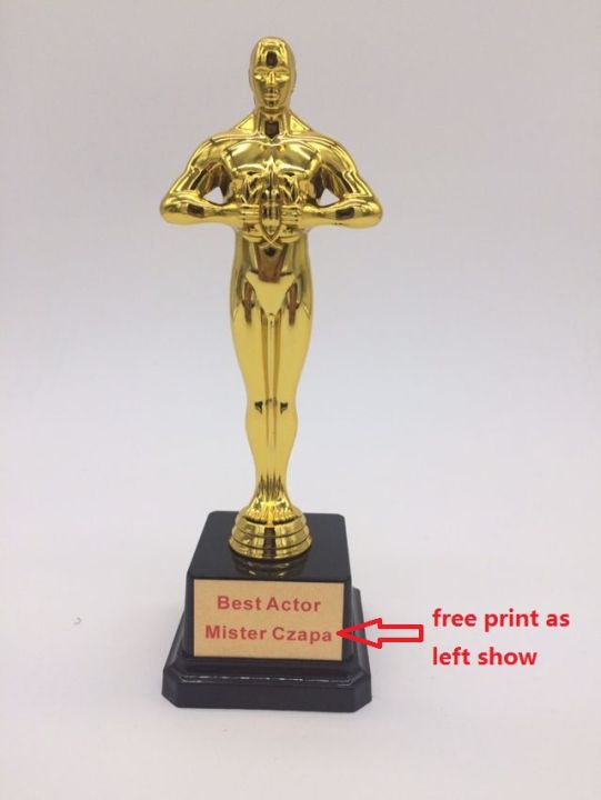 【A village Store】hot small size Oscar Award , Oscar Trophy 19cm Hollywood Oscar Party Favors Award Prize