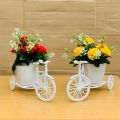 Unique Floral Cycle Decoration With Artificial Flowers Bicycle Woven Flower Basket Flower Vase for Home Wedding Decoration Best For Gift Home Deoration. 