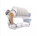 Stainless Steel Kitchen Dish Rack Stand 2 Tier - Kitchen Organizer. 