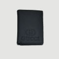 GG Black Bifold Money Clip for Cards. 