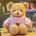 Bear doll sweater bear plush toy dressing teddy bear ragdoll doll hugging bear girl birthday gift. 