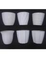 SW12- 6 pcs Different Stylish Pot for Cactus Succullent Flower Plants. 