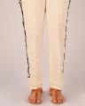 Beige Trouser with Piping. 