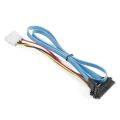 SAS adapter cable SCSI SFF-8482 to SATA power cord 29-pin serial port cable converter HDD hard disk SAS to SATA adapter. 