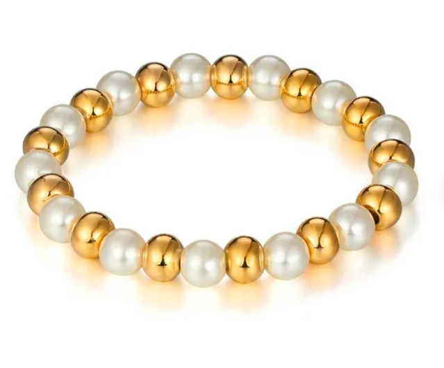 Pearl%20Bracelet%20white%20&%20Golden%20beads%20for%20Girls%20Women%20-%20Image%207