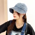 Summer Bucket Hat Women Washed Cowboy Fisherman Cap Portable Wide Brim Sun Hats Korean Makeup-free Visors Adjustable Simple Caps. 