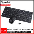 SpeedX Wireless Keyboard and Mouse Combo Slim 2.4GHz. 