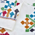 Khan Tex Cotton Embroidery Double Bedsheet Set With Two Pillow Covers – Premium Quality Elegant Embroidery Pattern Softest Cool Pure Cotton Bed Sheets. 
