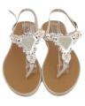 Pack Of 2 - Blue & Beige Imported Italian Design Fancy Sandals for Women - MT9. 