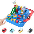 Car Adventure Toy, Race Tracks For Boys Car Adventure Toys for 3+ Year Old Boys Girls, City Rescue Preschool Educational Toy Vehicle Puzzle Car Track Playsets for Toddlers. 
