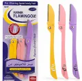 Original Japanese Pack Of 3- Feather Flamingo Facial Razor for Face, Eyebrows & Body shaving | 3-Piece Facial Touch-up Razor. 