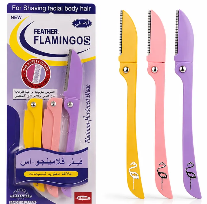 Original%20Japanese%20Pack%20Of%203-%20Feather%20Flamingo%20Facial%20Razor%20for%20Face,%20Eyebrows%20&%20Body%20shaving%20%7C%203-Piece%20Facial%20Touch-up%20Razor%20-%20Image%206