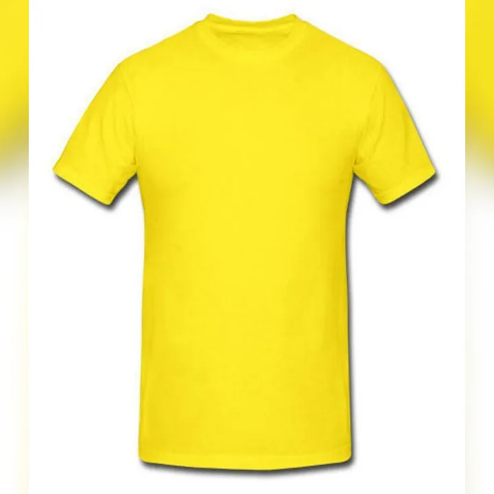 Yellow Plain T Shirt Daraz.pk