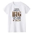 I'm Being Promoted To Big Sister 2022 Kids T-Shirt Childrens T Shirt Baby Announcement Top Toddler Tshirt Summer Casual Clothes. 