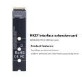 SATA M.2 NGFF NVME Extended SSD Hard Disc Adapter Card PCIE Converter For PC Laptop Riser Board Support 2230 2242 2260 2280 BYJ. 