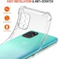 One Plus 9R Soft Silicon Transparent TPU Back Cover. 